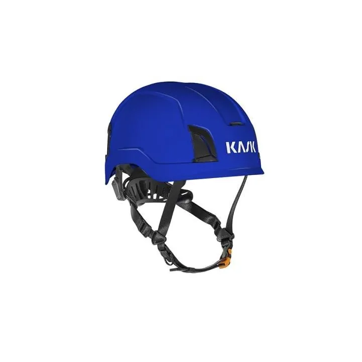 Casque de chantier ZENITH X jugulaire 10 ans KASK bleu