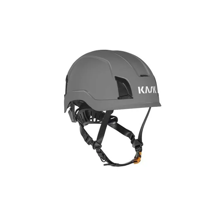 Casque de chantier ZENITH X jugulaire 10 ans KASK gris