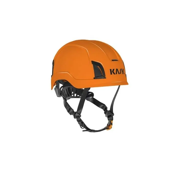Casque de chantier ZENITH X jugulaire 10 ans KASK orange