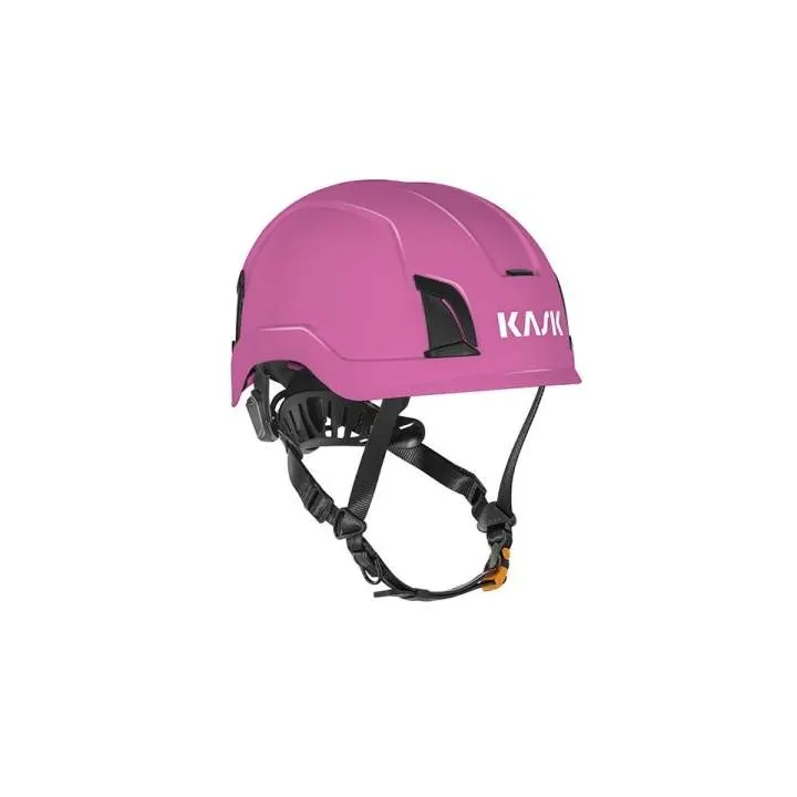 Casque de chantier ZENITH X jugulaire 10 ans KASK rose