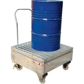 Chariot professionnel de rétention pour bidon