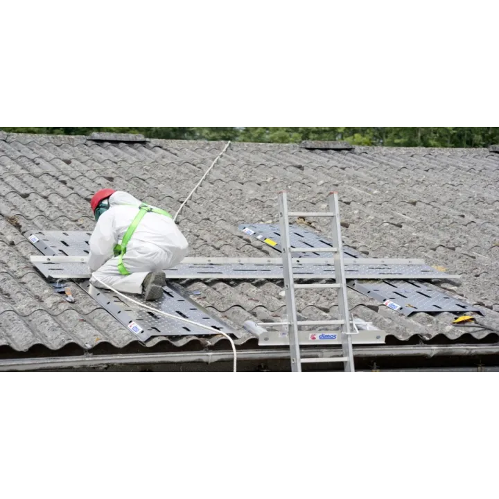 SECURIPLAC intervention sur toiture fibro ciment DIMOS Sécurama