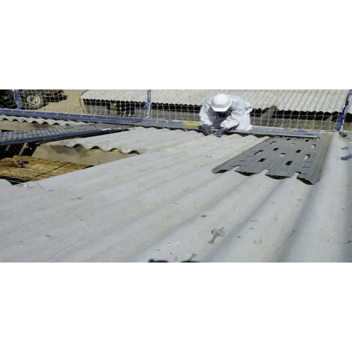 SECURIPLAC intervention sur toiture fibro ciment DIMOS Sécurama